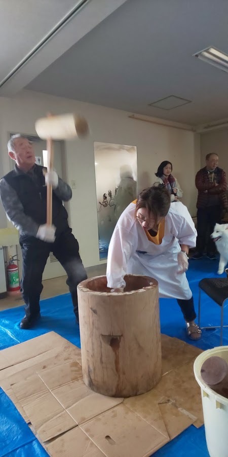 新年お餅つき 楽しく 美味しくありがとうございます。_b0102267_16331517.jpg