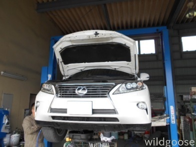 AGL10レクサスRX 車検整備中(^0^)/_c0213517_15291555.jpg