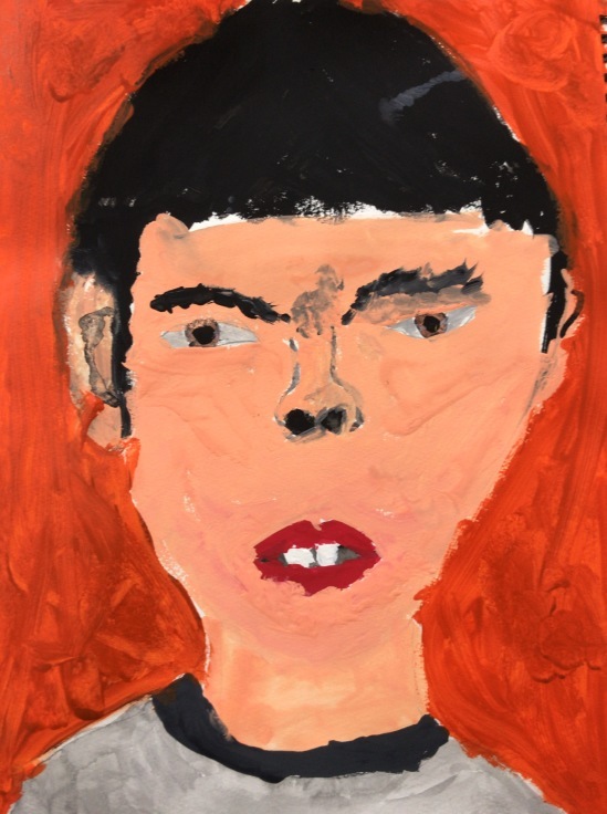 小学２年生の自画像 東西線浦安駅徒歩２分の絵画教室 Atelier創 アトリエ ソウ のブログ