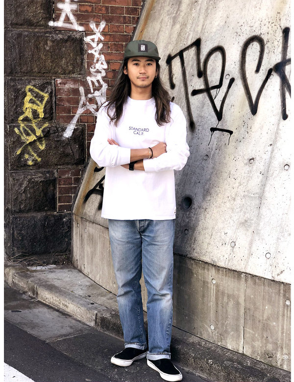 【DELIVERY】 STANDARD CALIFORNIA - Heavyweight Long Sleeve T with Logo_a0076701_12460369.jpg