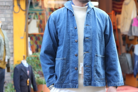 「orSlow」 US NAVY SHAWL COLLAR JACKET (01-6160) ご紹介_f0191324_07304874.jpg