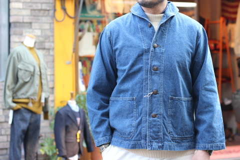 「orSlow」 US NAVY SHAWL COLLAR JACKET (01-6160) ご紹介_f0191324_07311516.jpg