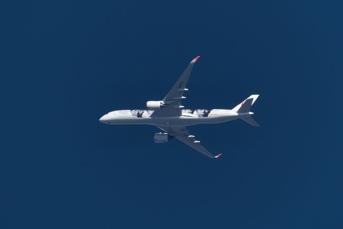 今回もまた羽田新ルート(昨日の南風アプローチ機と今日の北行き機)_d0137627_22455771.jpg