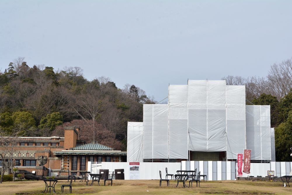 岩倉変電所 耐震補強工事中_e0373930_23162701.jpg
