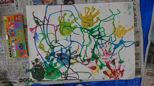 授業中に書いた絵画 授業中に書いた絵画 Japanese Teacher Surprises