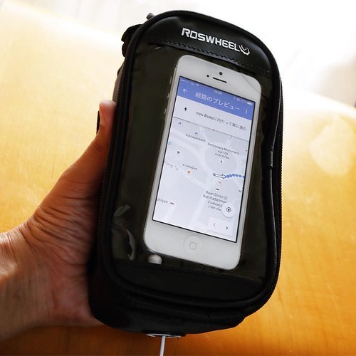 【AD】 スマホも小物も収納できる自転車用の「フロントチューブバッグ」_c0060143_13102900.jpg
