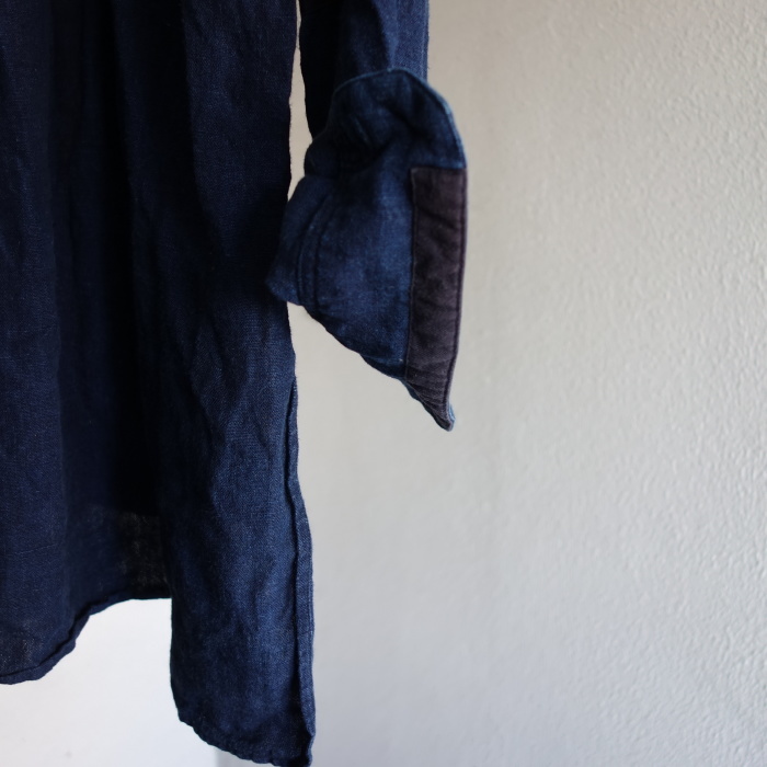 素晴らしい色落ち / french victorians heavylinen shirt_e0130546_15033585.jpg