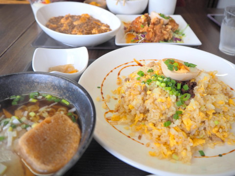 チャーシューチャーハンと半ラーメンセット チャイナ食堂彩菜房 黒石市 津軽ジェンヌのcafe日記