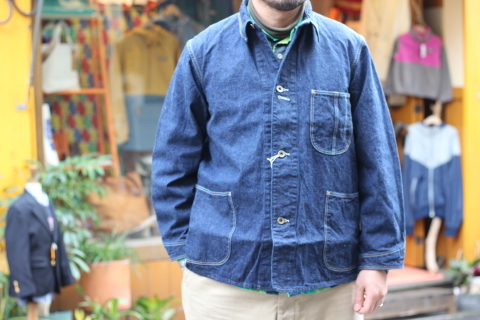「orSlow」 \"40\'s COVERALL\" ご紹介_f0191324_07371016.jpg