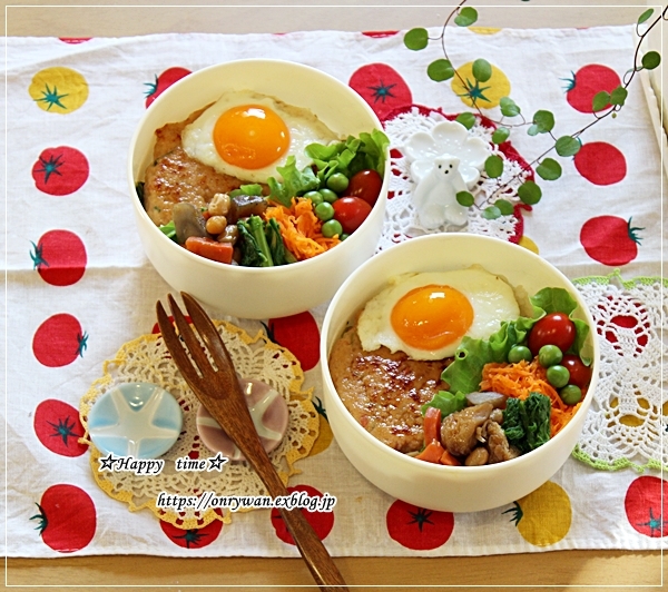 ビッグなつくね丼弁当とパン焼き♪_f0348032_16434041.jpg