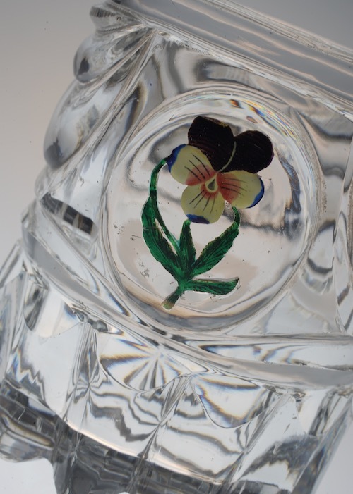 Baccarat Pansy 1830-40\'s Tumbler_c0108595_23124444.jpeg