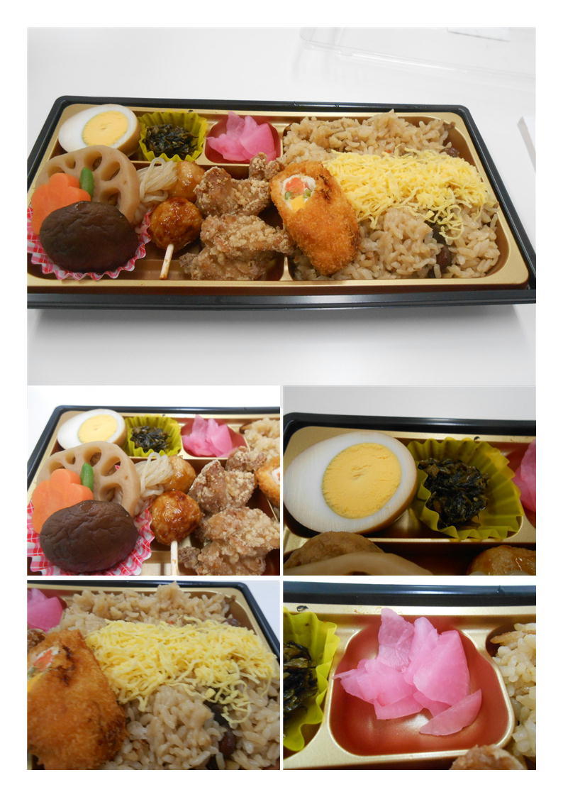 今日は熊谷で仕事、むすんでひらいてと言う店の「鶏三昧弁当」をいただいた。_f0388041_08470921.jpg