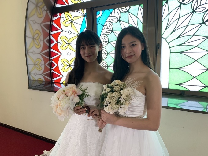 現役女子高校生が本物のウエディングドレスを着てみたら 創成館校長ブログ