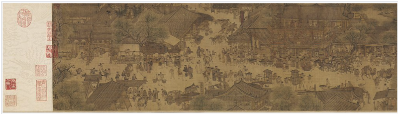 清明上河図　肉筆保証　時代不明 中文）清明上河図(張安治) / 金沢書店 / 古本、中古本、古書籍の