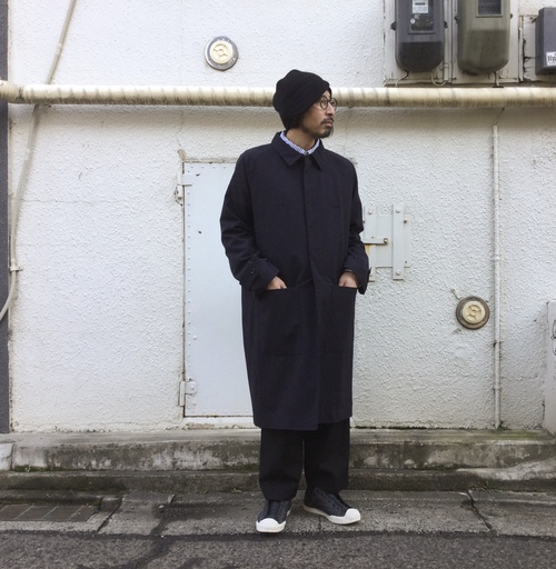 DIGAWEL RAGLAN SLEEVE COAT - ステンカラーコート