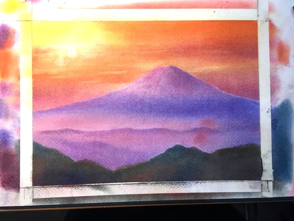 富士山を描く講座１／３０_f0071893_15083317.jpg