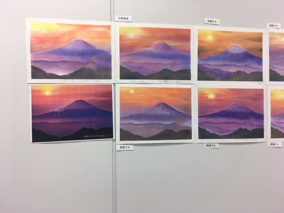 富士山を描く講座１／３０_f0071893_15090256.jpg