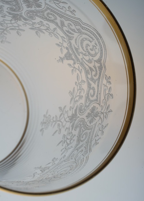 Baccarat Medicis Gold rim Tumbler_c0108595_23185169.jpeg
