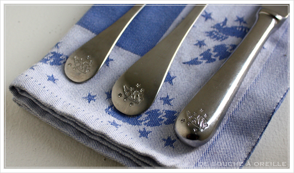 service de table pour deux エールフランスの食器たち ”Air Franceに乗って... ” フランスアンティーク_d0184921_13533864.jpg