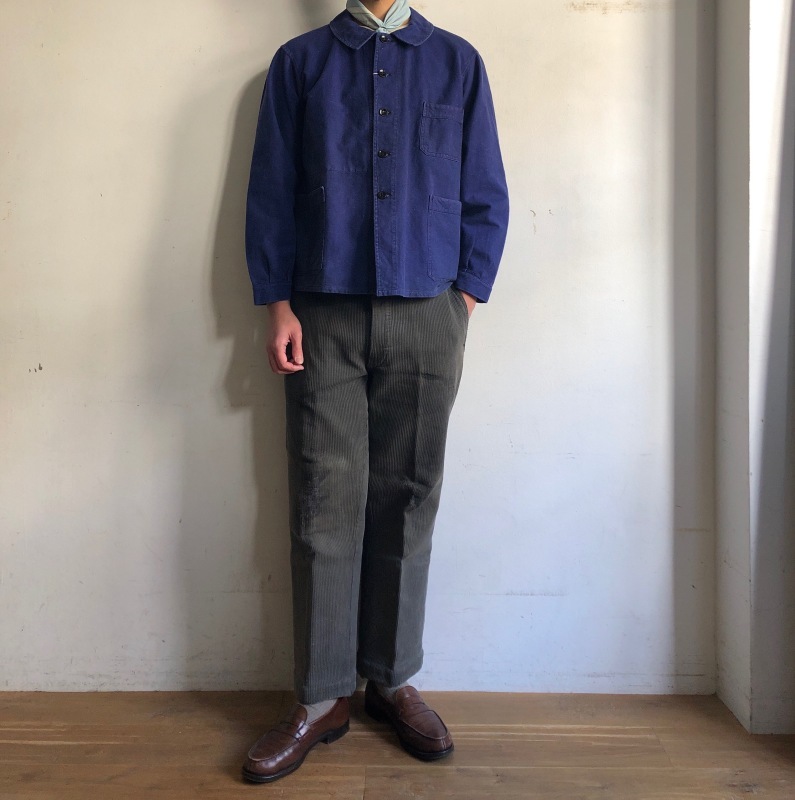 30s フランス Métis メティス ワークJKT グッドパッチワーク 最高品質