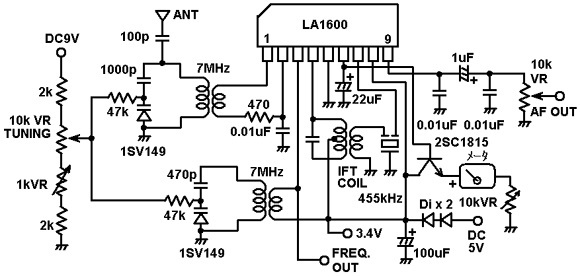 2SK241－LA1600 10.695MHz IF基板の実験－局発の実験とSメーターの実験 :  真空管にゲルマトランジスタ、8mm映画にコダクローム-アナクロおやじのアナログブログ