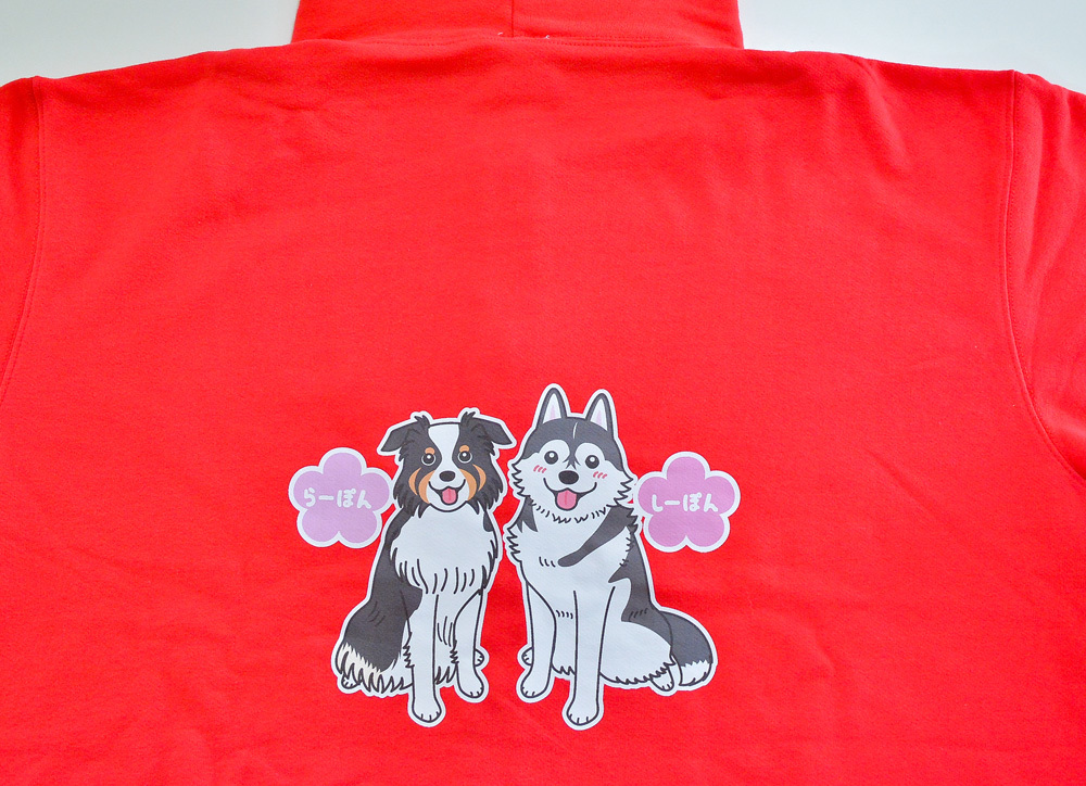 らーぽんちゃん・しーぽんちゃん Tシャツとパーカー_d0102523_19334348.jpg