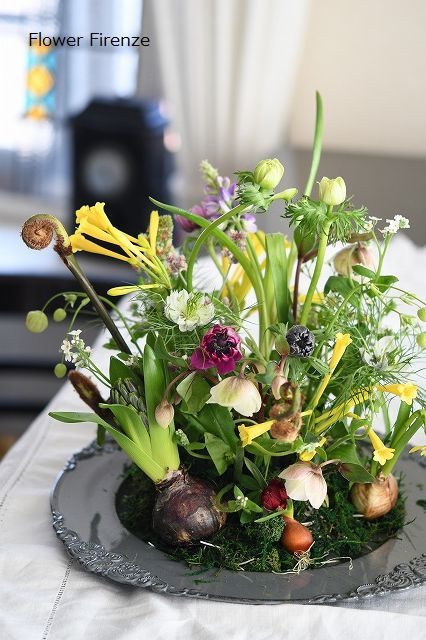 *春の花でアレンジ♪ *_e0159050_20221383.jpg