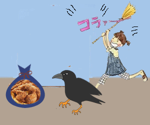 カラス こまどり日記