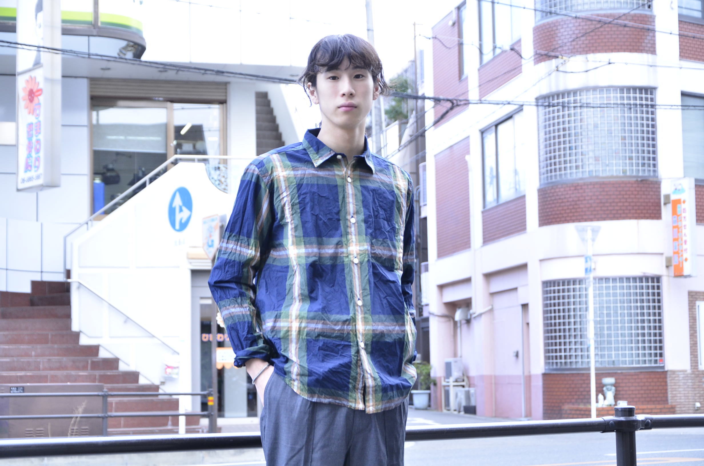 ゛Spinner Bait ” << OGURI SHIRTS(CHECK) >>Style~KODAI_c0167336_17082099.jpg