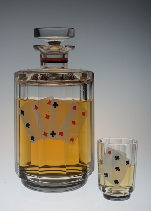 Enamel Playing CARDS SHOT GLASS_c0108595_22282419.jpeg