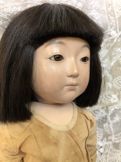 激安/新作 恵 #1360 】「平田陽光」の名作を彷彿とさせる一品 市松人形 市松人形