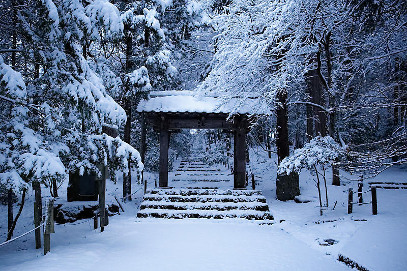 寒波到来!待望の雪景色@常照皇寺 其の一_f0032011_19073248.jpg