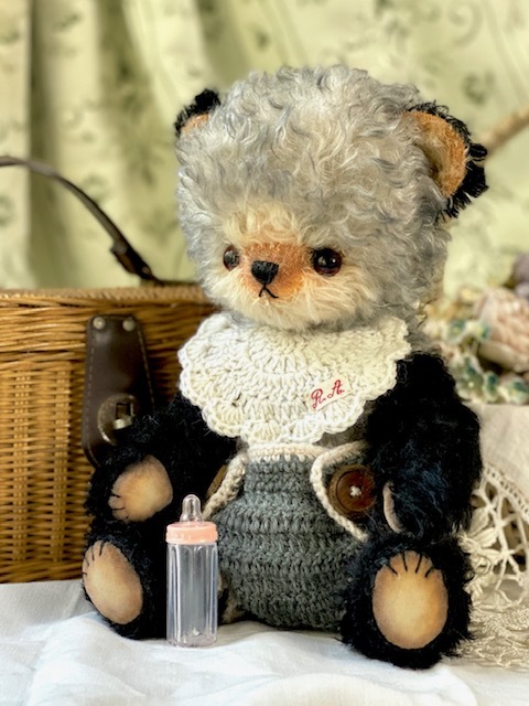 【2024新春福袋】 misso bear手作りテディベア 続けれ 茶色 ぬいぐるみ