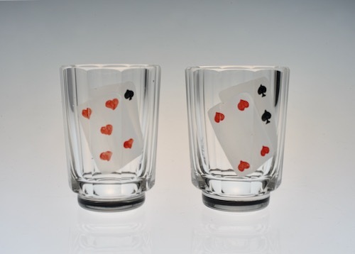 Enamel Playing CARDS SHOT GLASS_c0108595_23514400.jpeg
