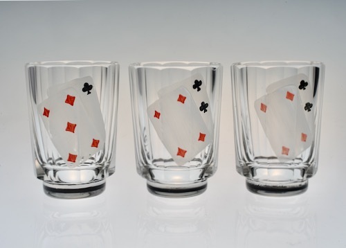 Enamel Playing CARDS SHOT GLASS_c0108595_23523661.jpeg