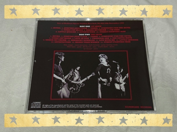 THE ROLLING STONES / MADISON SQUARE GARDEN 1969 DAY 2_b0042308_17515978.jpg