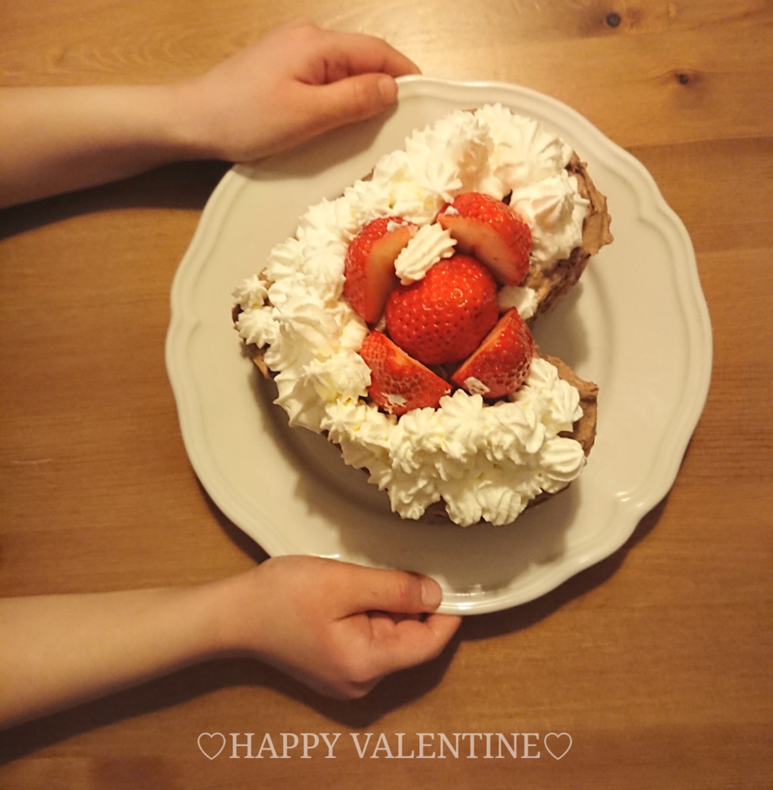 バレンタインのてづくりケーキ ｔａｍ ｒａｍの日記