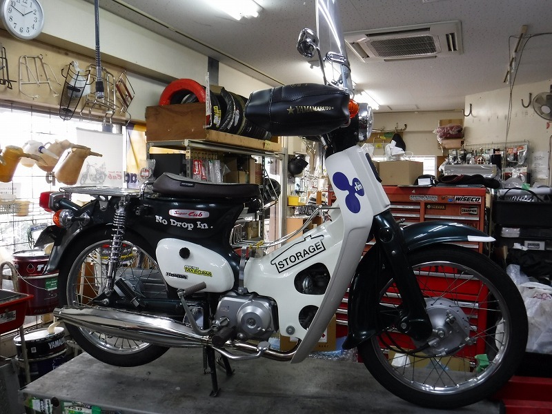 スーパーカブ90DX　105cc4速エンジン換装。_e0157602_18392062.jpg