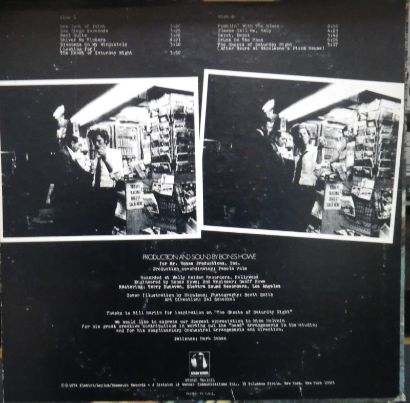 Tom Waits その2 The Heart Of Saturday Night : アナログレコード巡礼の旅