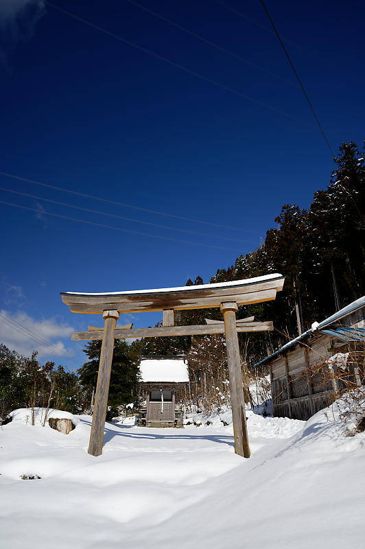 再びの雪景色!@久多_f0032011_16432164.jpg