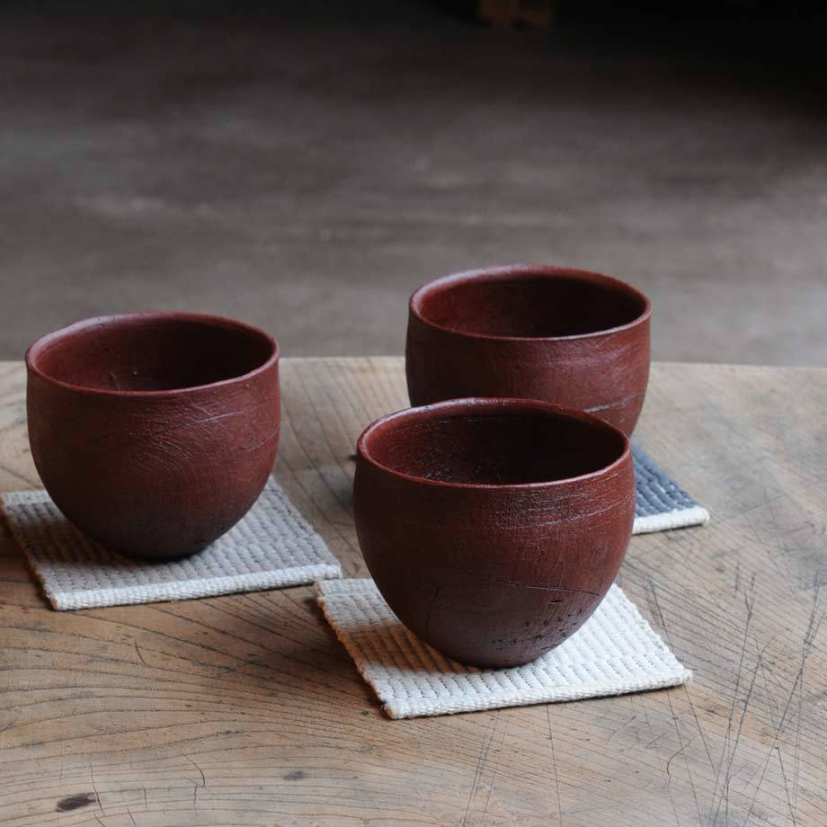 西川聡さんの赤い器 : 暮らし用品便り