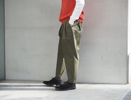 SAYATOMO -KARUSAN TWILL PANTS- : Chalt