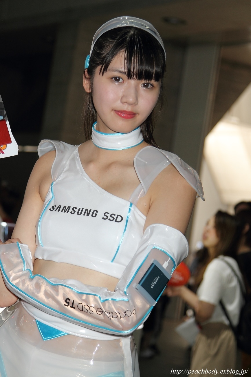 月愛きらら さん Samsung Ssd ブース Peach Body