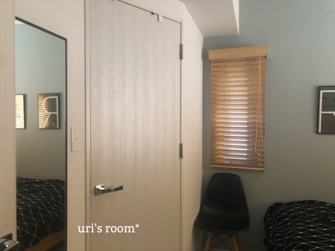 息子の部屋にミラーを設置しました。_a0341288_20214241.jpg