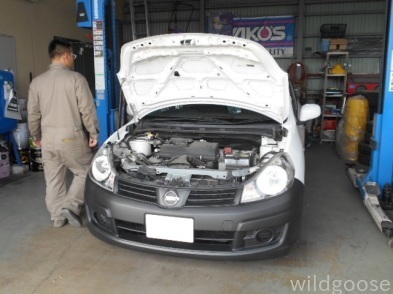 VAY12 ADバン 車検整備中\(・_・、)_c0213517_15405855.jpg