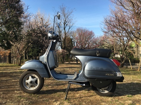 2015 Piaggio Vespa PX150 euro3 ドロミテグレー_f0123137_16425082.jpg