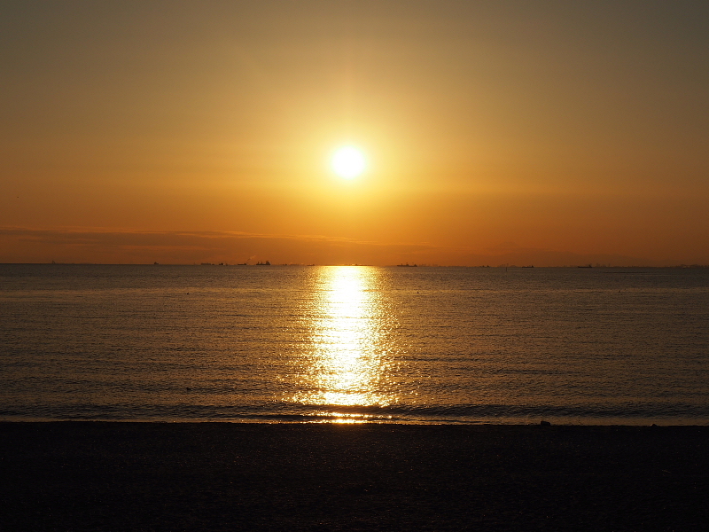 【Photo】早春のいなげの浜 Part Ⅲ ～BAY SUNSET_b0008655_17290796.jpg