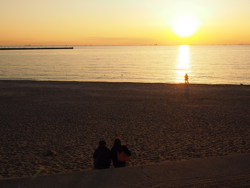 【Photo】早春のいなげの浜 Part Ⅲ ～BAY SUNSET_b0008655_17314315.jpg