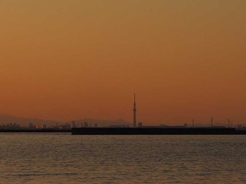 【Photo】早春のいなげの浜 Part Ⅲ ～BAY SUNSET_b0008655_17343130.jpg