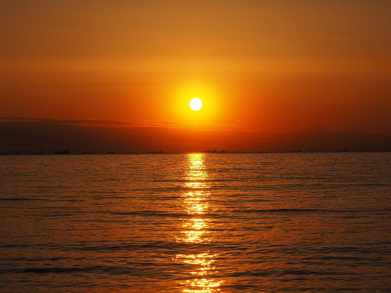【Photo】早春のいなげの浜 Part Ⅲ ～BAY SUNSET_b0008655_17350506.jpg